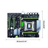 F19E X79T LGA 2011 CPU Computer Mainboard DDR3 Desktop PC Motherboard with 4 Channel