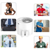 4 In 1 USB Charging Portable Outdoor Cooling Fan Mobile Mini Waist-mounted Air Conditioner Personal Space Cooler