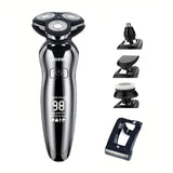 4D Electric Shaver For Men Electric Beard Trimmer USB Rechargeable Professional Hair Trimmer Hair Cutter Adult Razor For Men