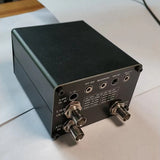 USDX SDR Transceiver All Mode 8 Band HF Ham Radio QRP CW Transceiver Built-In ATU-100 Antenna Tuner Dual OLED(EU Plug)