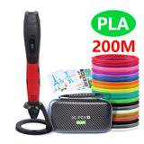 Fashion 3D pen 3D printer Pen and PLA / ABS safety plastic  Can be used outdoors USB powered Free delivery bag Christmas present