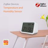 Zigbee 3.0 Tuya Temperature Humidity Sensor Light Intensity Detector Hygrometer Thermometer Smart Home Works With SmartLife APP