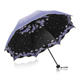 Quality Folding Umbrella For Women Brand Travel Anti-UV Windproof Rain Flower Modish Female Sun Girl Parasol Pocket Umbrellas