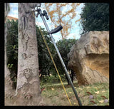 Straight Rod High Precision Telescope High Power Red Laser Flat Rubber Band Stainless Steel Outdoor Hunting Slingshot