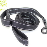 Dog leash Nylon High quality 1.5m Double-layer reflective traction rope safety small big german shepherd bulldog dog accessories