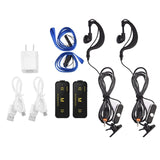 V1 Mini Walkie Talkie Handheld 2 Way USB Charging KD-C1 Uhf Walkie-Talkies