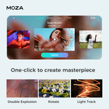MOZA NANO SE  Smartphone Selfie Stick Gimbal for Vlogging YouTube Travel Shooting
