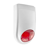 J008 110dB Indoor Outdoor Wireless Flashing Siren Strobe Light Sensor For Home Garge Alarm Security System