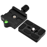 Camera Quick Release Plate Universal Camera Quick Release Clamp Adapter With PU60 QR Plate For Tripod Monopod Slider