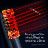 RF Laser Hair Growth Massage Comb Anti Hair Loss Therapy Infrared Red Light EMS Massager Hair Care Hair Brush Radio frequency