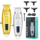 Full metal barber hair trimmer for face&amp;body men grooming professional cordless beard hair clipper edge electric haircut machine