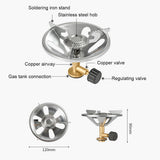 Outdoor Camping Stoves Portable Grill Heads Gas Stoves Burners Windproof Picnic Stoves Outdoor Cooking Picnic Hiking