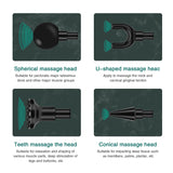 2021 New Design Mini Muscle Massage Gun Back foldable Electric Muscle Massage pistol Pocket Neck Back Massager for body