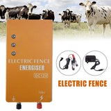 DC 12V / AC 110V-240V Electric Fence Controller Energizer Charger For Animal Cattle Poultry Supplies pulse 10KV 0.5W