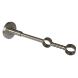 D20mm Curtain Rod Decorative Double Bracket 12/6cm , Curtain Accessories Bracket for Window Decoration