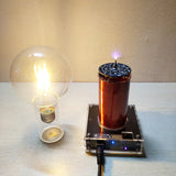 Tesla coil pllsstc bluetooth music assembled plasma windmill speaker 48-62W tesla music bluetooth coil