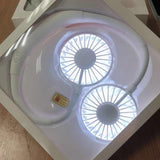 Portable USB Mini Fan Neck Fan Rechargeable Small Portable Sports Fan Aromatherapy Light USB Desk Hand Air Conditioner Cooler