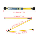 2 Pcs Golf Putting Training Aids Golf Alignment Sticks 3 Sections Foldable Putting Golf Swing Traine