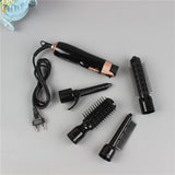 3 in 1 Professional Hair Dryer Hair Curling Machine Hot Air Brush Hairdryer Curling Comb Hair Straightener For Women