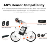 CooSpo BC107 GPS Bike Computer Sync To Strava Ant+ Sensors Wireless Bluetooth Light Bicycle MTB Speedometer For Cycling Sports