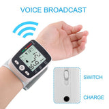 Home Health Care 1pcs Digital Lcd  Arm Wrist  Blood Pressure Monitor Heart Beat Meter Machine Tonometer for Measuring Automatic
