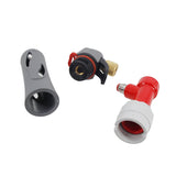 Pin Lock CO2 Cartridge Keg Charger Portable Homebrew Kegging Draft Beer Dispensing Soda Making Portable CO2 Keg Charger