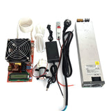 2000W 48V ZVS  High Frequency Induction Heater Module Flyback Driver Heater Good Heat Dissipation + Coil +pump +power Adapter