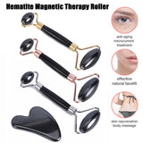 Jade Stone Facial Massage Roller For Face Neck Natural Massager Green Guasha Scraper Set Thin Lift Beauty Slimming Tools Roller