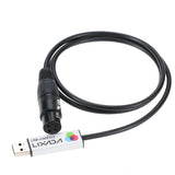 USB to DMX Interface Adapter LED DMX512 Computer PC Stage Lighting Controller Dimmer Led Dmx512 Interface With CD for DJ Disco