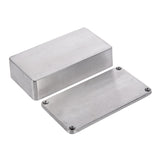 1 Pcs Diecast Aluminium Electronics Project Box &amp; 4 Pcs Electric Guitar Top Hat Knobs Speed Volume Tone Control Knobs