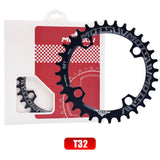 Chainring Chain Wheel Crankset 94+96BCD Round Shape Bicycle Crank Single Plate for Outdoor Cycle Biking Entertainment