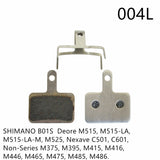 Dropship-2 Pairs Brake Pads for Shimano B01S M515 M515-La M515-La-M M525 with M4 Titanium Bolts for Bicycle Disc Brake Pad