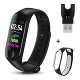 Sport Smart Band Women M3 Fitness Band With Replacement Strap for ios Android Phone IP67 Life Waterproof Heart-Rate Monitor