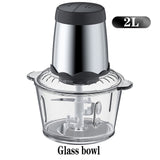 Electric Meat Grinder Food Chopper Stainless Steel Food Processor for Meat Semi-Automatic Food Processor Machine Kitchen Tools