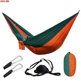 Outdoor Portable Camping Parachute Sleeping Double Hammock Garden Swing Hamac Hanging Chair Flyknit Hamaca Rede Amaca DC12