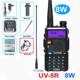 Original Baofeng UV 5R 10KM CB Ham Radio Station Two-way Amateur VHF Powerful 8W /5W UV-5R Walkie-talkie Hunting Radios