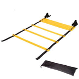 Agility Ladder Training Speed Soft Ladder Nylon Straps Adjust Footsteps Coordination Auxiliary Tools Football Training Equipment