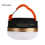 Battery or USB charging led portable lantern LED camping tent light with magnet hanging or magnetic led working emergency lamp