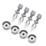 4 Pcs Speaker Spike Feet Isolation Spikes Stand Foot HiFi Speaker Shockproof Cone Base Pads for HiFi Speakers or Speaker Frame