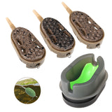 3pcs Fishing Feeder Mould Quick Release Moulds Carp Fishing Bait Holder Tool Fishing Tackle Fishing Outdoor Accessories