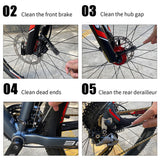 8x Bicycle Repair Tools Bicycle Accessories Bicycle Chain Cleaner Scrubber Brush Mountain Road Bike Cleaning Repair Tools