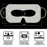 100 Pcs Disposable VR Eye Mask Sweat-proof Soft Breathable VR Goggles Accessories Face Cover Compatible For Oculus Quest 2