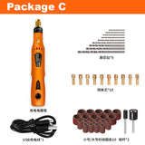 Mini Cordless Drill Rechargeable USB Woodworking Wireless Engraving Pen  Engraver Mill