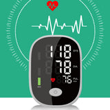 Electronic Home Automatic Detection Sphygmomanometer Digital Measuring Monitor Meter English Voice Broadcast