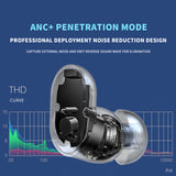 Wireless Bluetooth Earphone Waterproof Noise Isolation Headphone Fast Pairing Sports Headset With Charging Box Mic Touch Control