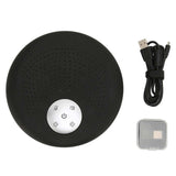 Bluetooth Speakerphone Built in HiFi 6 Mics 360 Degree Voice Pickup Noise Reduction Conference Microphone for Meetings