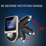 FM Transmitter Bluetooth 5.0 Car Mp3 Player U Disk Car Hands-free USB Phone Charger Car Cigarette Lighter Car Accessories Usb