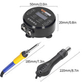Dual Mode 999D 2 In 1 Hot Air Machine and Soldering Station Digital Display Touching Screen Welding Solder Iron Station