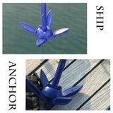 New Universal Folding Anchor Kayak Canoe Boat Marine Anchor Small size Lightweight Small watercraft Anchor Accessories