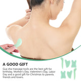 6pcs Gua Sha Massage Board Acupuncture Point Scrape Face Body Massager Kit